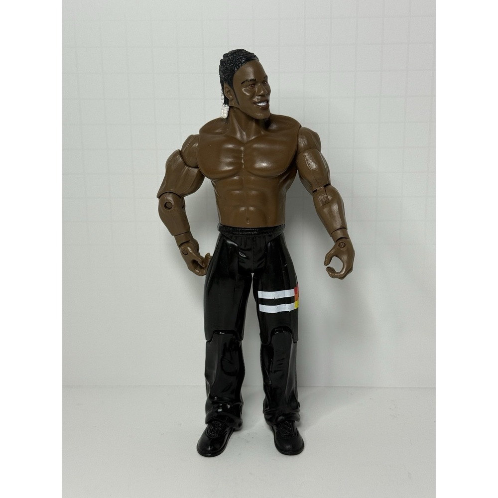 2003 Jakks Pacific Elijah Burke Wrestling Action Figure WWE 7"